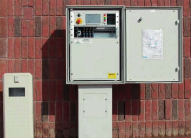 ZFB-64 forgalomirányító berendezés telepítve